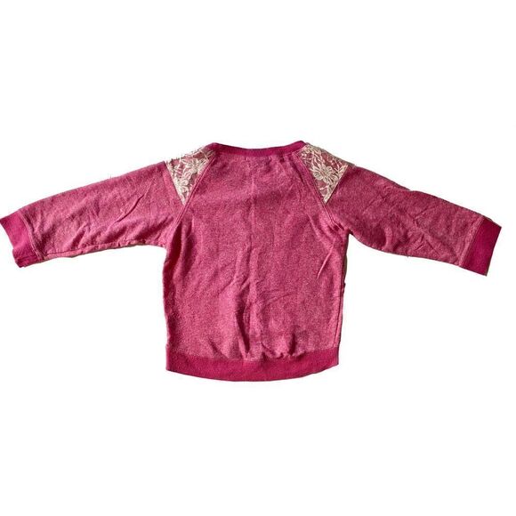 Girl’s Lace Skull Pink Pull-Over Shirt L (14-16) - Picture 2 of 7
